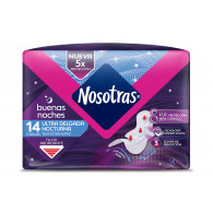 TOALLA NOCTURNA BUENAS NOCHES EXTRA SUAVE 14 UN