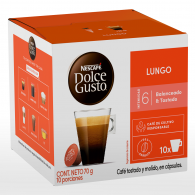 CAPSULA  TIPO DOLCE CAFE LUNGO 70 GR 10 CAPSULAS