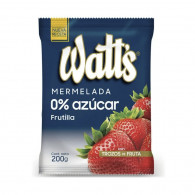 MERMELADA SIN AZUCAR FRUTILLA BOLSA 200 GR