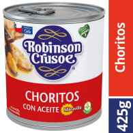 CHORITOS CONSERVA ACEITE MARAVILLA  425G UNIDAD