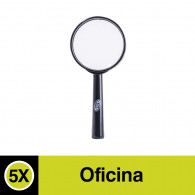 LUPA PLASTICA BORDE NEGRO 50 MM