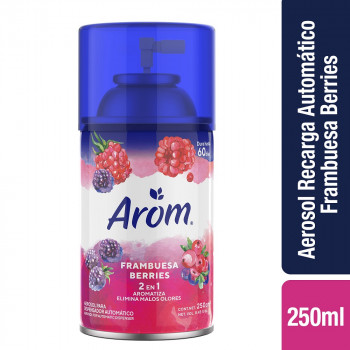 DESODORANTE AMBIENTAL ELECTRICO AUTOMATICO FRAMBUESA 250 ML