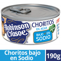 CHORITOS AL NATURAL BAJO EN SODIO 190G UNIDAD