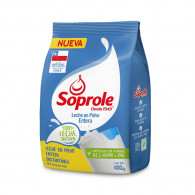 LECHE EN POLVO ENTERA BOLSA 400 GR