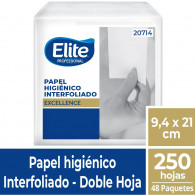 PAPEL HIGIENICO INTERFOLIADO DOBLE HOJA 250 HOJAS