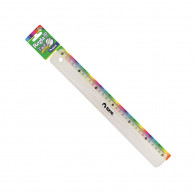 REGLA PLASTICA COLORES SURTIDOS 30 CM