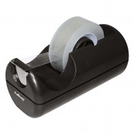 DISPENSADOR CINTA ADHESIVA ESCRITORIO MINI NEGRO