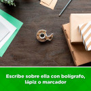 CINTA ADHESIVA MAGICA GREENER CON DISPENSADOR 19 MM X15 MT