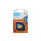 CINTA ROTULADORA 4MT AMARI.LETRA TAG PLAST 1/2X13 DYMO