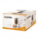 TAZAS VIDRIO CAPPUCCINO 110 ML 4 UNIDADES