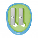 SACAPUNTA PLASTICO 2 ORIFICIOS SOFT GRIP