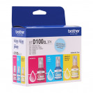 PACK BOTELLA DE TINTA BTD100CL3PK CMY