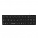 TECLADO ALAMBRICO USB 104 TECLAS NEGRO