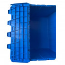 CAJA PLASTICA BISAGRA LOGISTICA AZUL 62 L