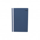 CARPETA CON ACCOCLIP VINIL OFICIO AZUL TRANSPARENTE  TORRE