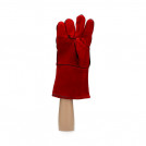 GUANTE DESCARNE SOLDADOR ROJO STEELPRO