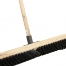 ESCOBILLON MUNICIPAL MADERA CERDA CORTA BASE 75 CM