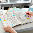 BANDERITAS ADHESIVAS TAPE FLAGS 683-4 SEÑALIZADOR MINI COLOR NEON