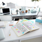 BANDERITAS ADHESIVAS TAPE FLAGS 683-4 SEÑALIZADOR MINI COLOR NEON