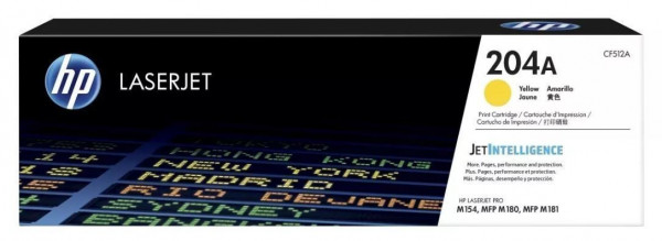 TONER CF512A 204A AMARILLO 900 PAGINAS
