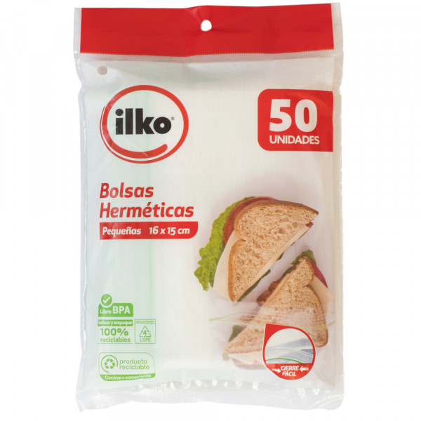 BOLSA HERMETICA 15 CM X 16 CM