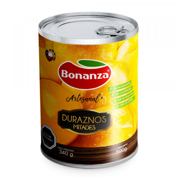 DURAZNO MITADES 590 GR