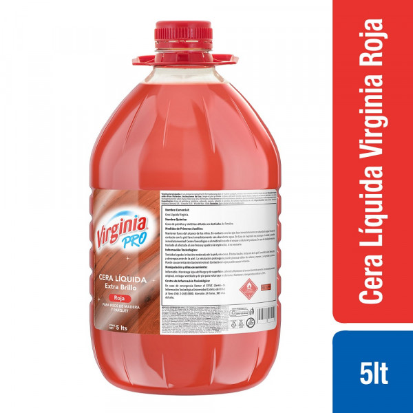 CERA LIQUIDA PISO MADERA ROJA 5 LT