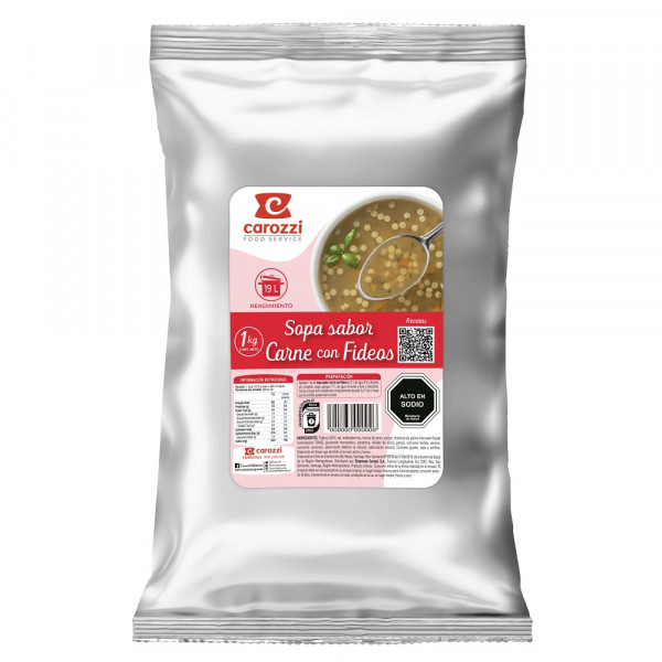 SOPA CARNE FIDEO 1 KG