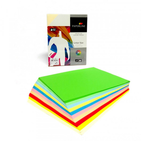 PAPEL FOTOCOPIA MIX 80 GR 10 COLORES TAMAÑO OFICIO 250 HOJAS