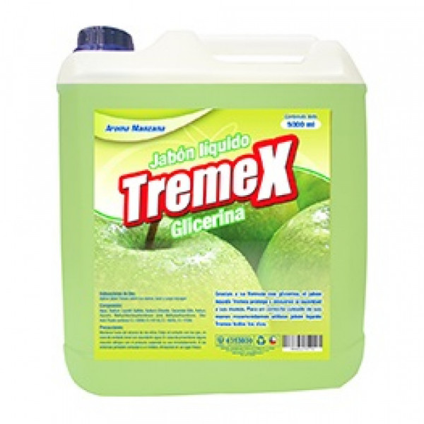 JABON LIQUIDO CON GLICERINA MANZANA 5 LT
