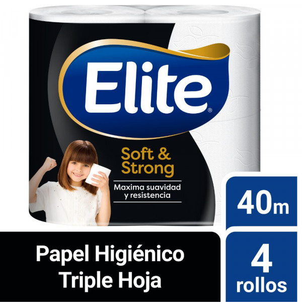 PAPEL HIGIENICO SOFTSTRONG 40 MT 4 UN