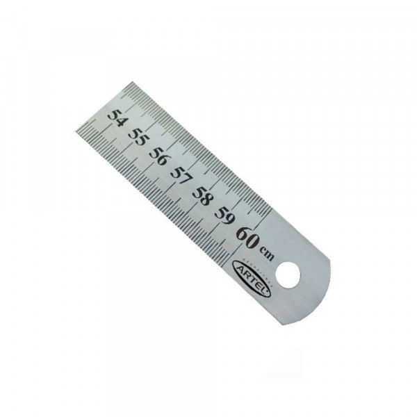 REGLA METALICA 60 CM