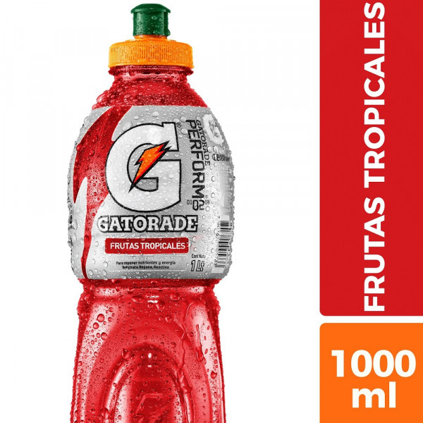 GATORADE FRUTAS TROPICALES PET 1LT