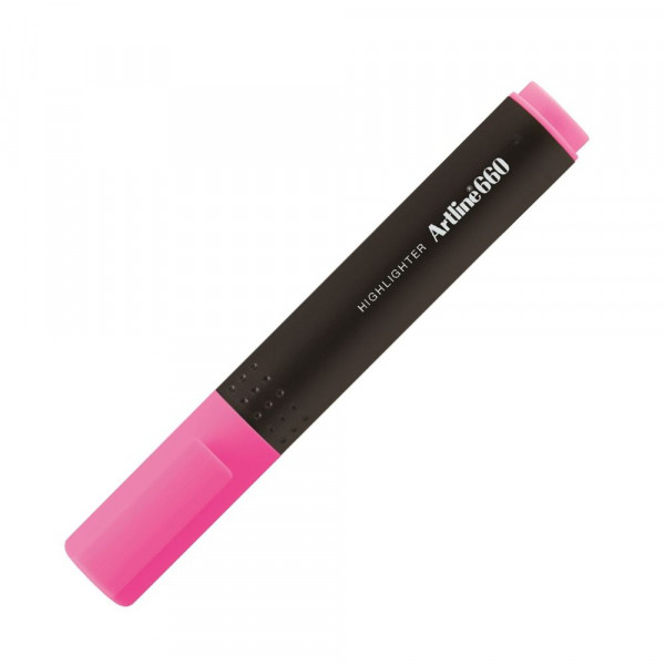 DESTACADOR 660 BISELADO 1-4 MM ROSADO FLUOR