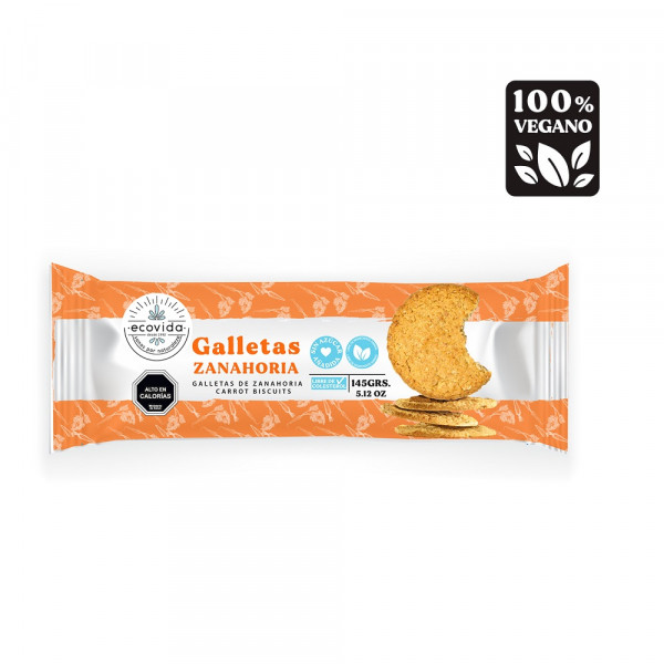 GALLETA SIN AZUCAR ZANAHORIA VEGANO 145 GR