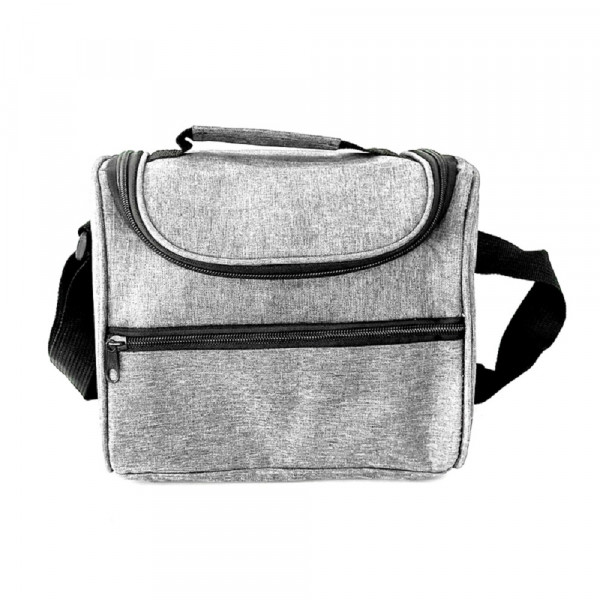 LONCHERA GRIS 23 X 15 X 20