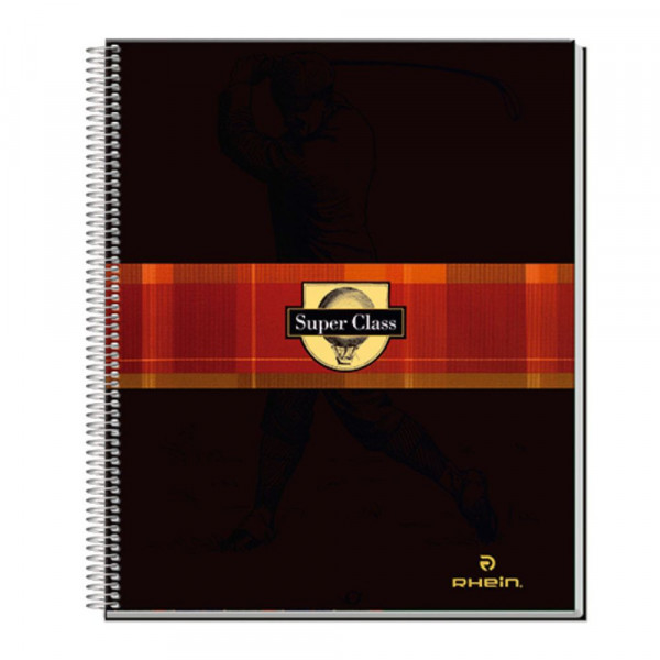 CUADERNO 1/2 OFICIO MATEMATICA 5 MM SUPERCLASS 3 MATERIAS SCOTCH 150 HOJAS (DISEÑOS SURTIDOS)