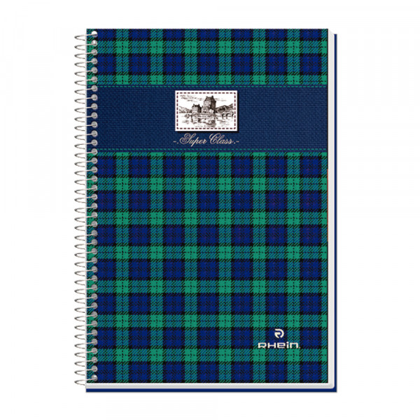 CUADERNO OFICIO MATEMATICA 7 MM SUPERCLASS 3 MATERIAS SCOTCH 150 HOJAS (DISEÑOS SURTIDOS)