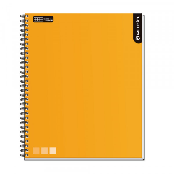 CUADERNO UNIVERSITARIO ONE COLOR 100 HOJAS DMG AMARILLO 7 MM