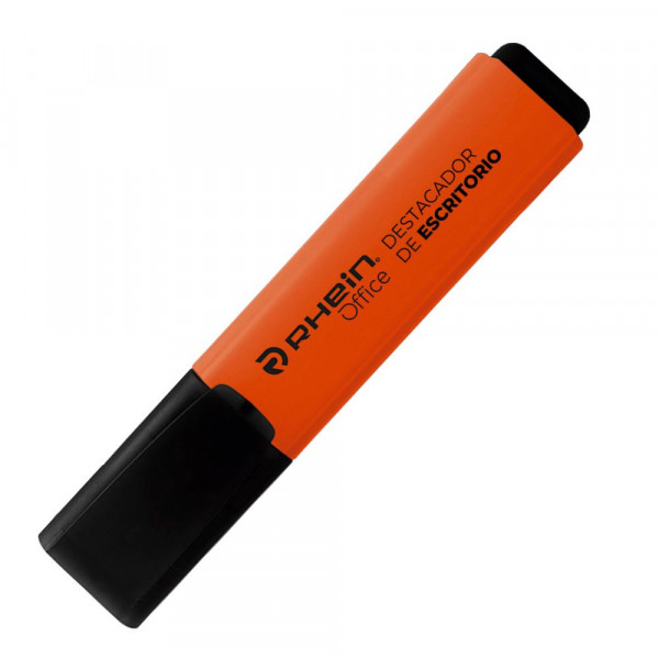 DESTACADOR ESCRITORIO PUNTA BISELADA NARANJO
