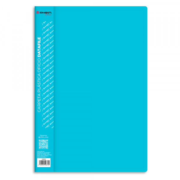CARPETA PLASTICA CON GUSANO OFICIO CELESTE DATAFILE