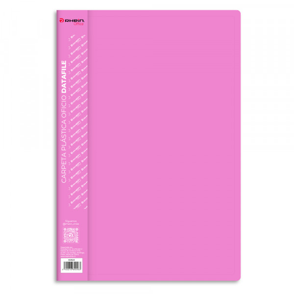 CARPETA PLASTICA CON GUSANO OFICIO ROSADA DATAFILE