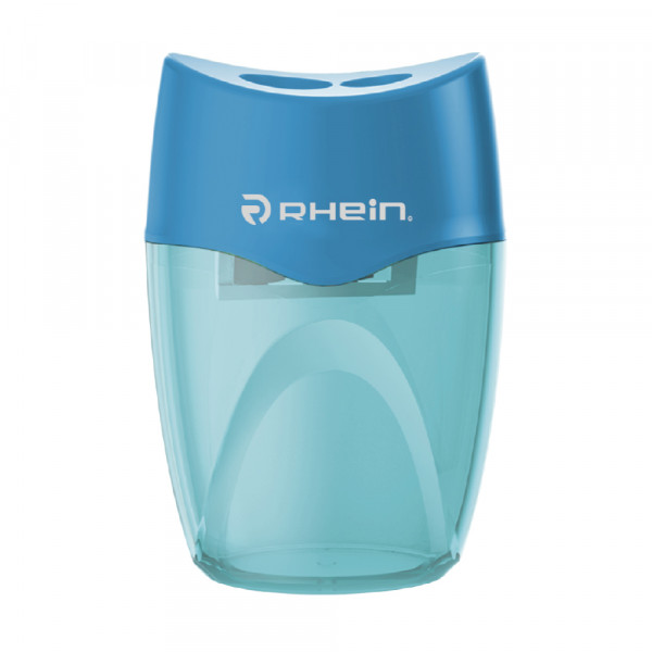 SACAPUNTA PLASTICO CON DEPOSITO 2 ORIFICIOS