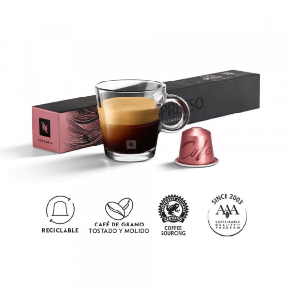 CAPSULA ESPRESSO ORIGINAL MASTER ORIGINS COLOMBIA 10 UN