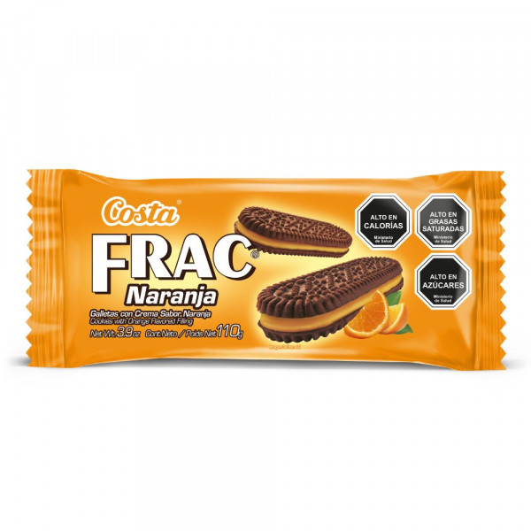 GALLETA FRAC NARANJA 110 GR