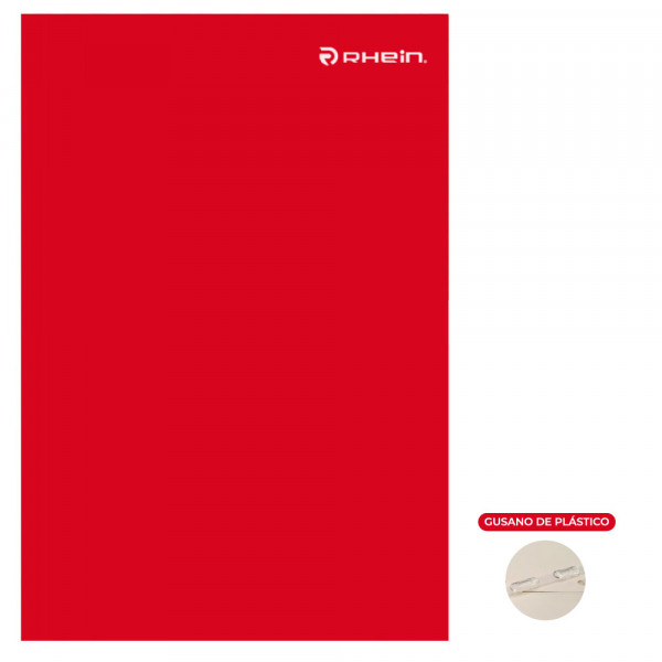 CARPETA PIGMENTADA CON ACCO CLIP OFICIO ROJO