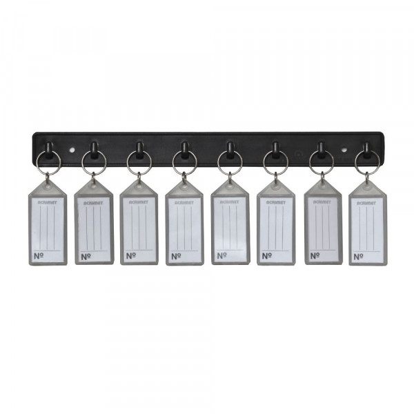 ORGANIZADOR DE LLAVES AUTOADHESIVO 8 LLAVEROS