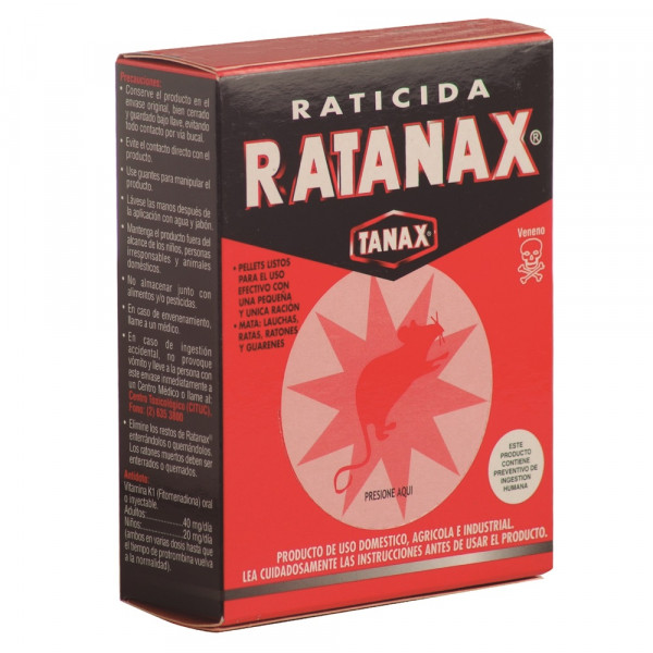 RATICIDA 50 GRS PELLETS