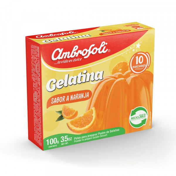 GELATINA NARANJA 100 GR
