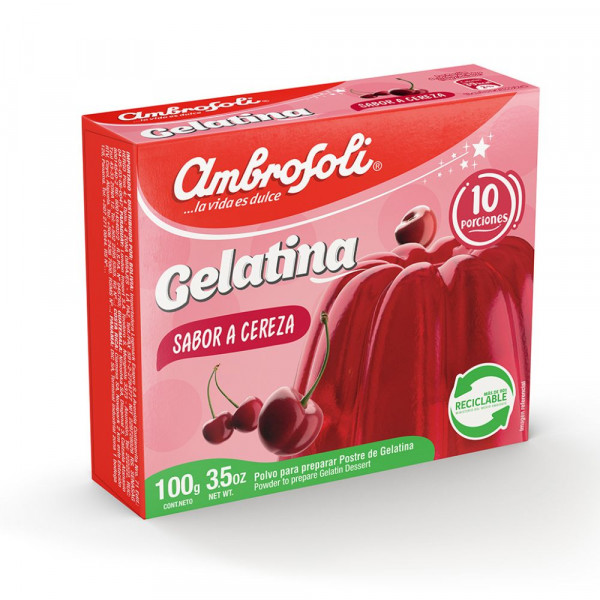 GELATINA CEREZA 100 GR